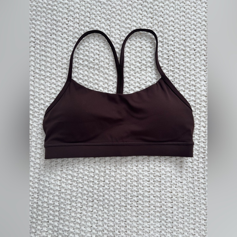 NWOT CRZ Yoga Hot Fudge Brown Sports Bra